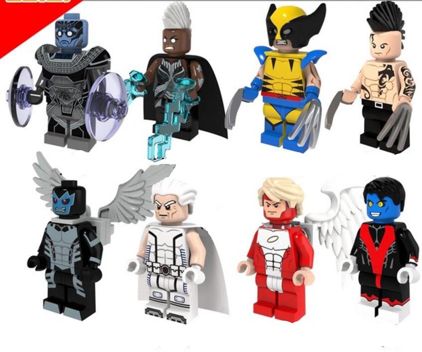 X-Men Sets Apocalypse Storm Wolverine Minifigures Lego Compatible Toys