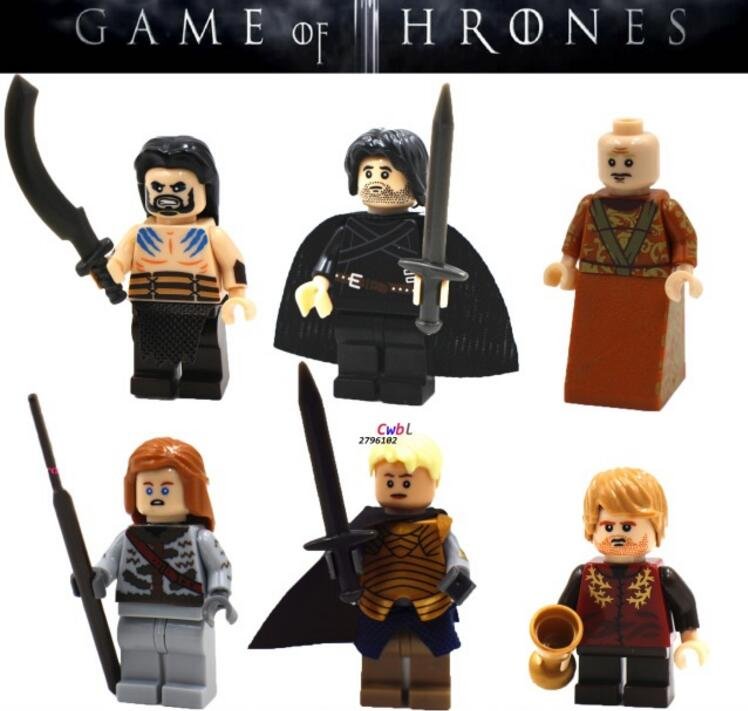 Game of Thrones Collection Sets for sale Lego Minifigures Compatible Toys