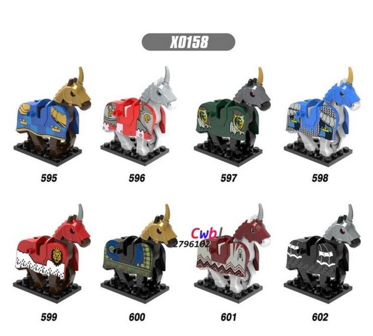 Rome Commander Medieval Knights Centurion Crusader Horse model Lego Compatible Toys
