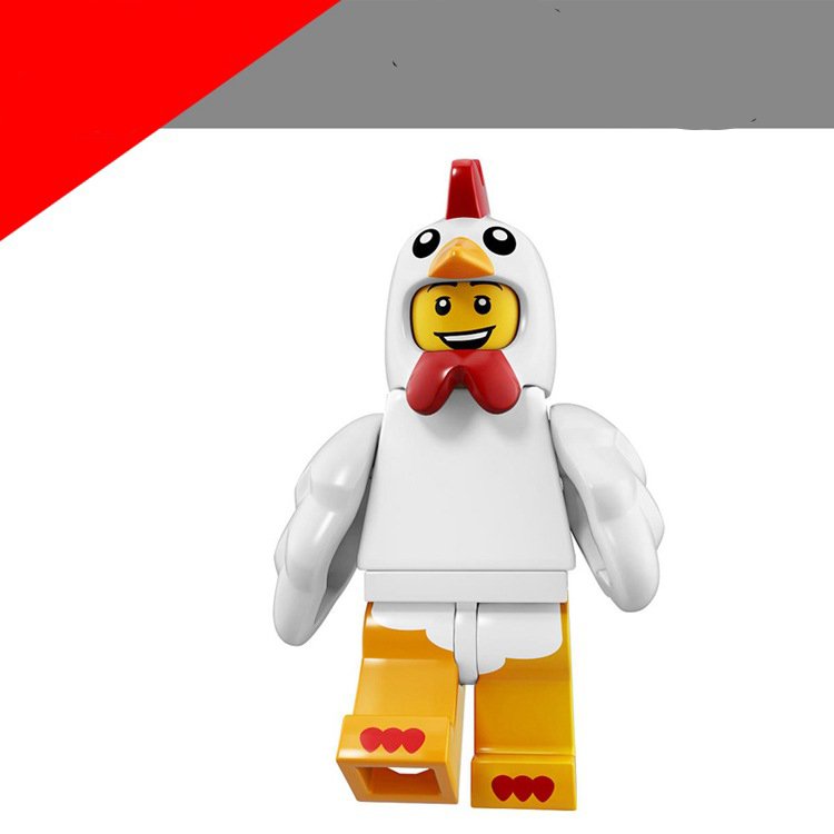Minifigure Series 9 Chicken Suit Guy Easter Set Lego Compatible Toys