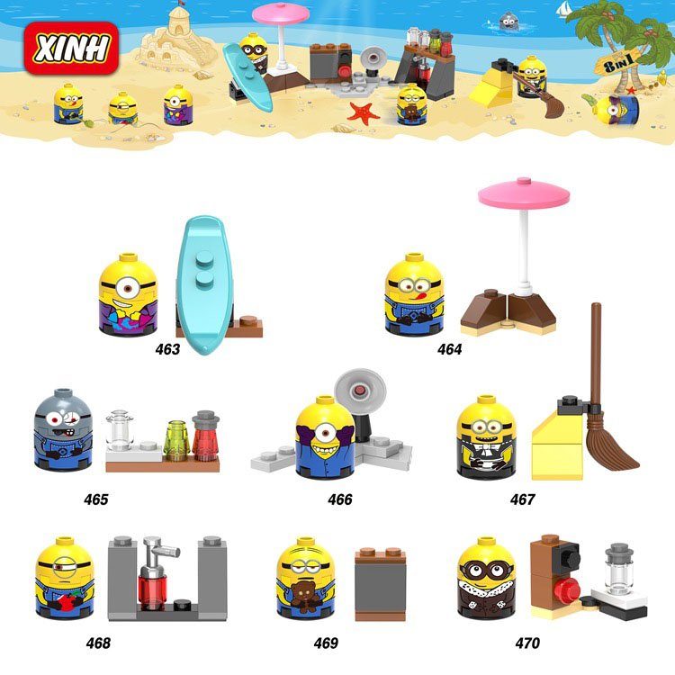 Despicable Me 3 Mini PVC Figure Mystery Pack with 1 Surprise Figure Lego Compatible Toys