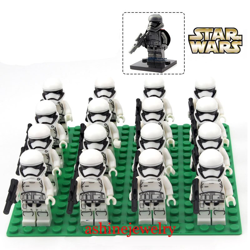 Clone Trooper army Star Wars White Clone minifigures Trooper Lego Compatible Toy