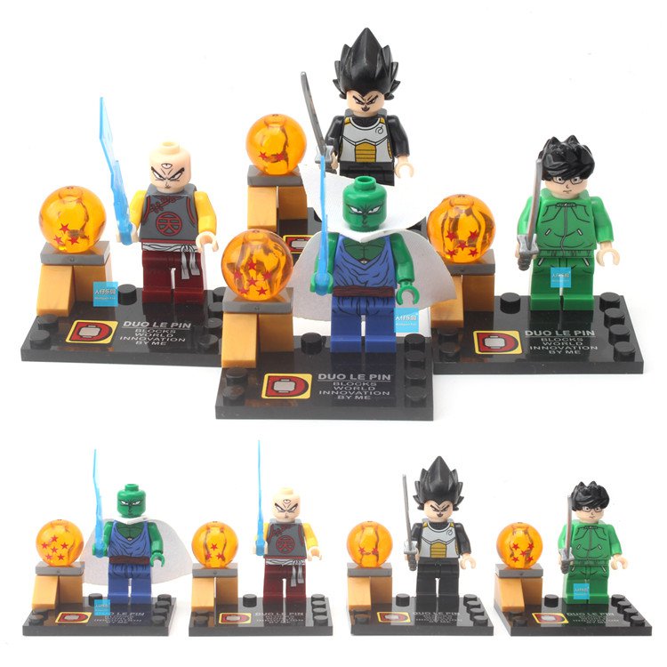 Dragon Ball Z Goku Master Roshi minifigures Lego Anime Compatible Toys