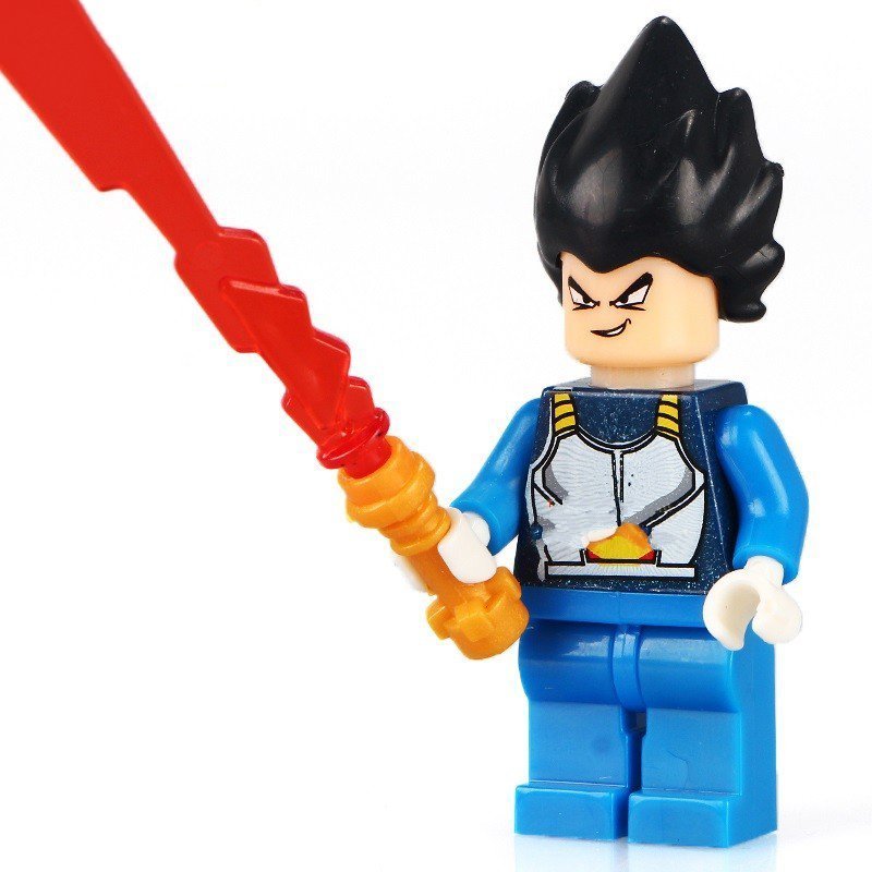 Anime Dragon Ball Z Vegeta minifigures Lego Compatible Toys