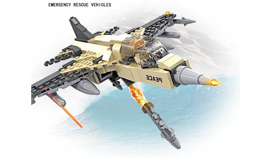 Military Plane Emergency Rescue Vehicle Lego Plane Boys Building