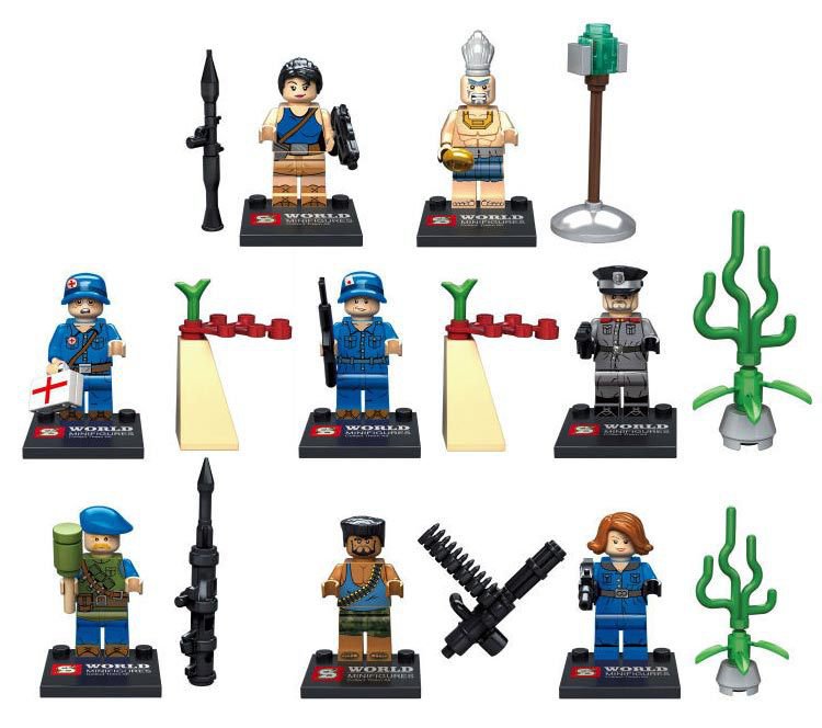 Indiana Jones Raiders Of the Lost Ark sets minifigures Lego 7622 Compatible Toys