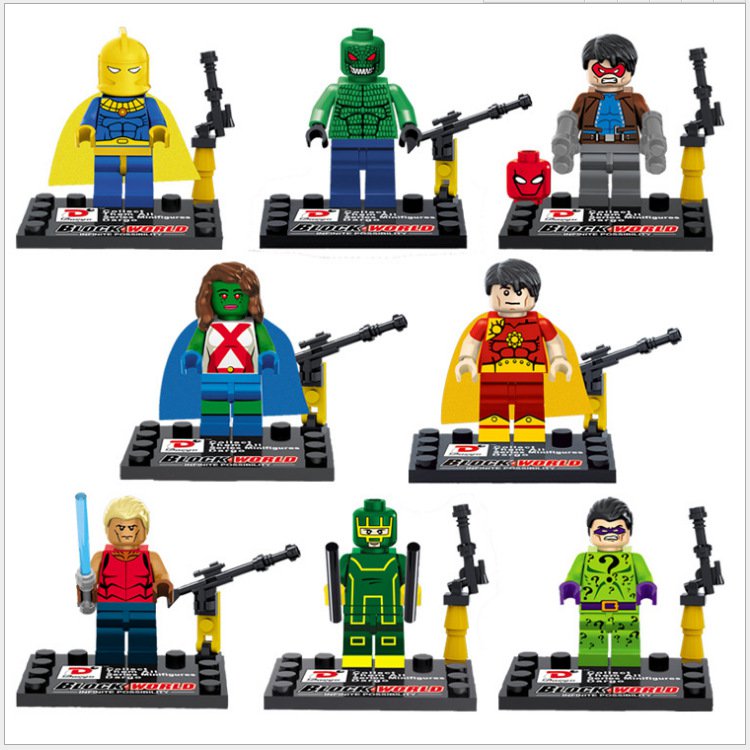 DC Superhero Movie sets Justice League minifigures Lego Compatible Toys