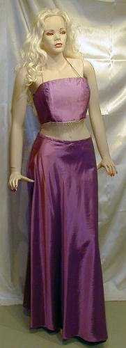 HOT New Alfred Angelo Formal 2 PC. HOT Halter Prom Sz 10 #506