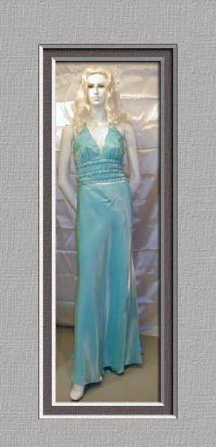 534 Lovely New FAVIANA Formal Dance Cruise Cute Halter Set 9 10