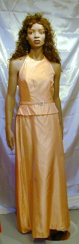 Alfred Angelo Gorgeous Tangerine Formal Gown Bridesmaid Cruise Mother Of The Bride Sz 10 #578