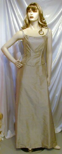Attractive NEW Belsoie Formal Gown Bridesmaid Prom Cruise Sz 8 #738