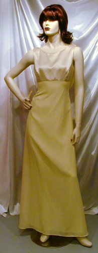 Chic New Mother Of The Bride Gown Alfred Angelo Bridesmaid Formal Cruise Prom Sz. 9-10 #724