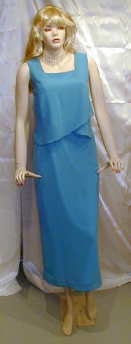 541 Lovely New Dress Bridesmaid MOB Cruise Church Aqua 14