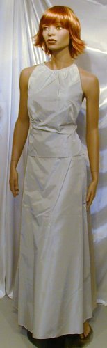 645 Lovely New Champaign Formals GownFormal Prom Bridesmaid Halter Dance Sz 13 14