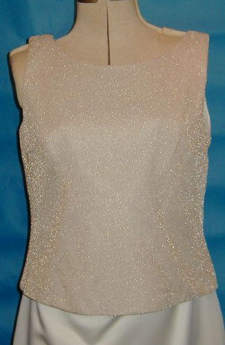 Lovely New Mob Bridesmaid Cruise Formal Gold/Ivory Sz12 #570