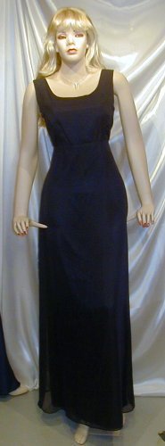 Lovely Formal Bridesmaid Gown Cruise Navy Theatre 12 #812