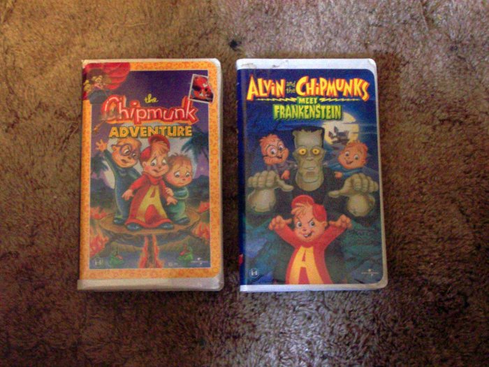 Collection of The Chipmunks VHS Movies