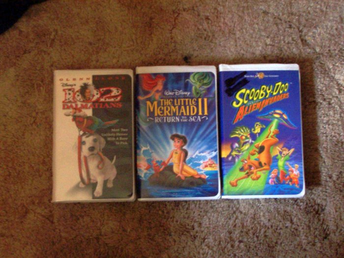 3 Kids VHS Movies