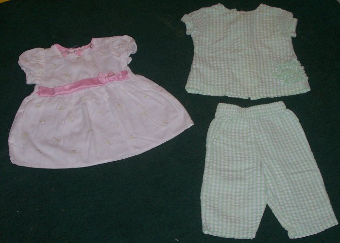 Lot of Girl's Clothes Size 6-9 months