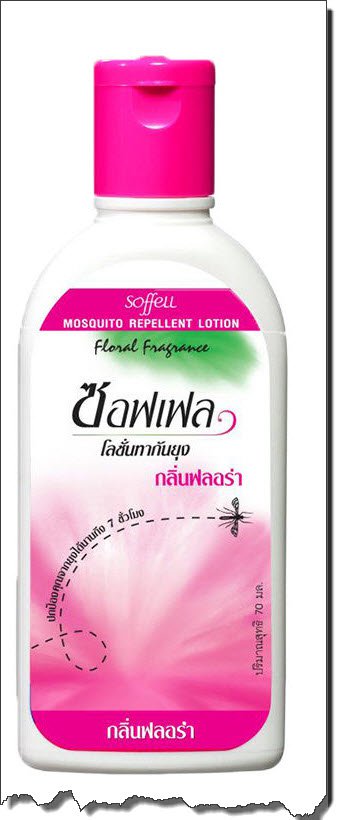 SOFFELL Anti Mosquito Insect repellent lotion family protection Deet Floral Fragrance