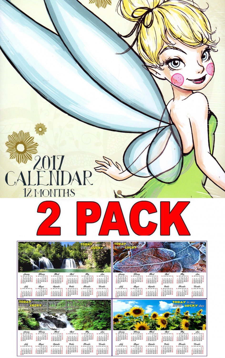 Disney Fairies - 2017 Wall Calendar