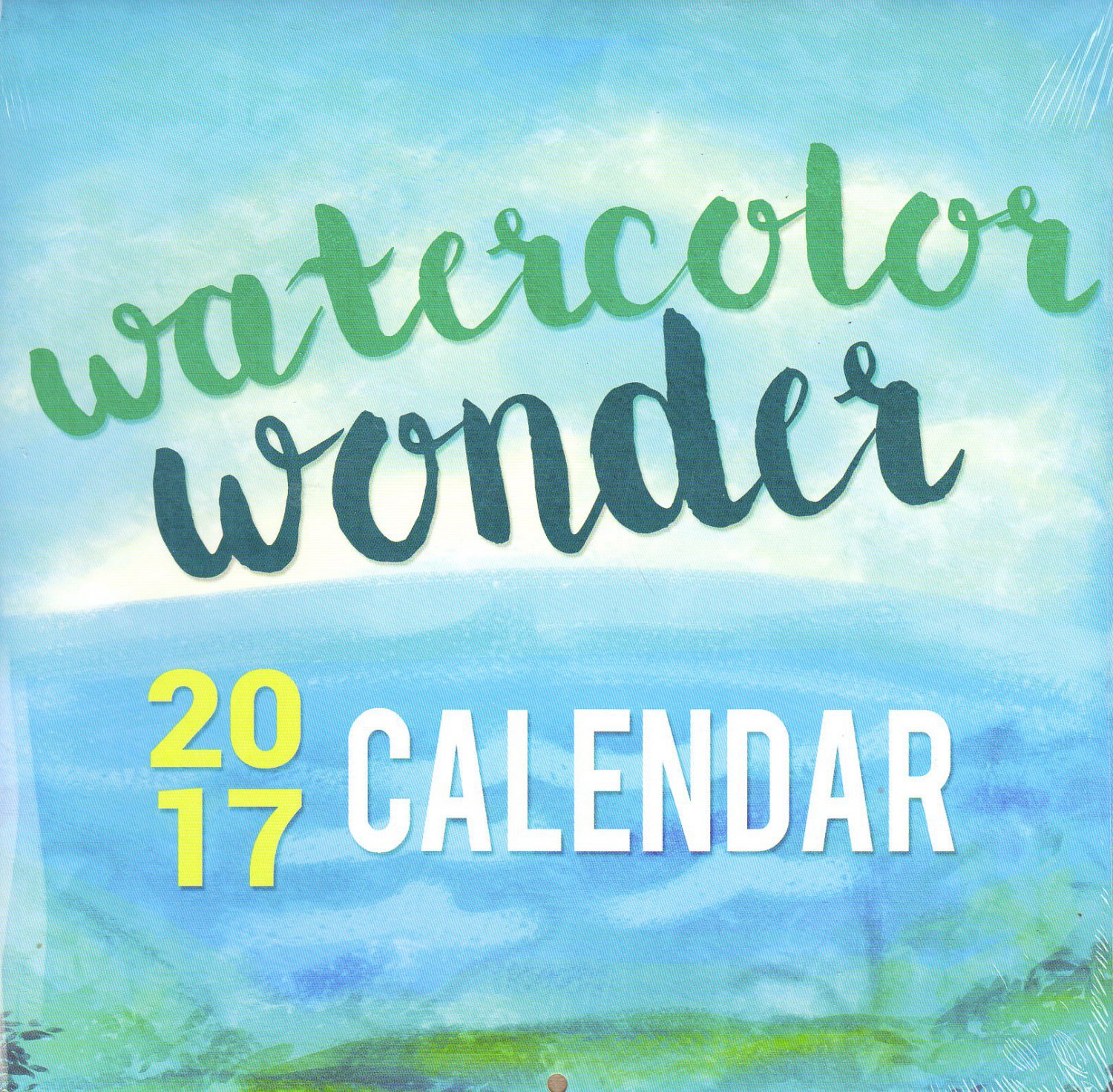 Watercolor Wonder - 2017 Wall Calendar
