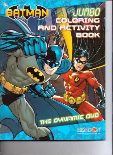 Batman Jumbo Coloring & Activity Book ~ the Dynamic Duo