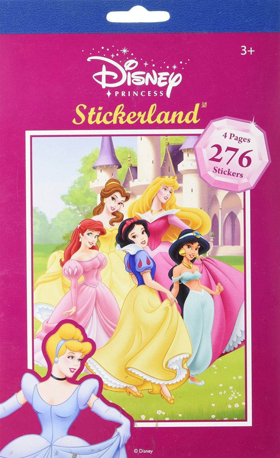 Disney Princess Stickerland Pad - 276 Stickers