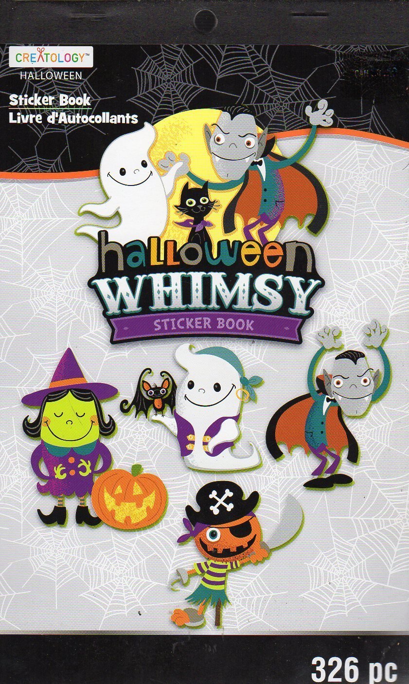 Hallowen Whimsy Stickers Book - 326 Stickers - Halloween Themed