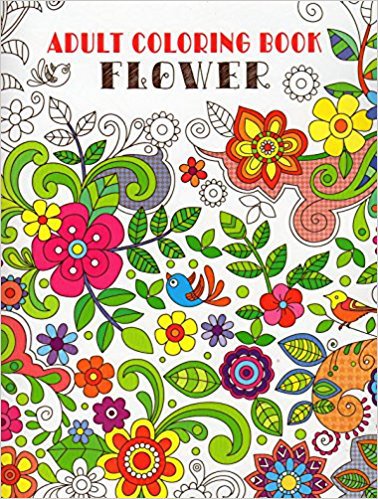 Adult Coloring Book - Flower - v2