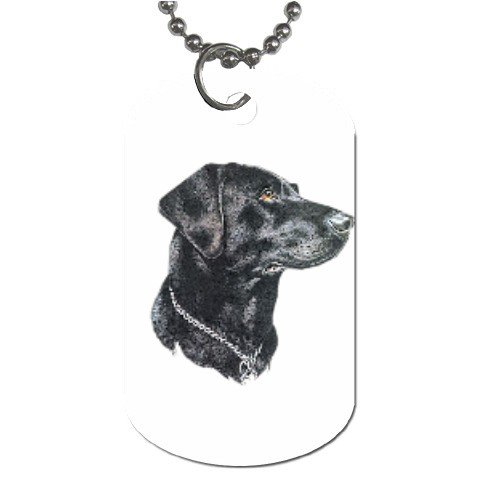 Black Lab Labrador Retriever Dog Tag Necklace Chain - 12099472