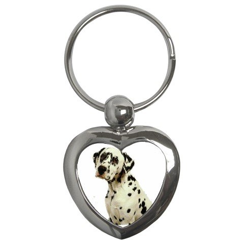 Dalmatian Key Chain Heart 12100115