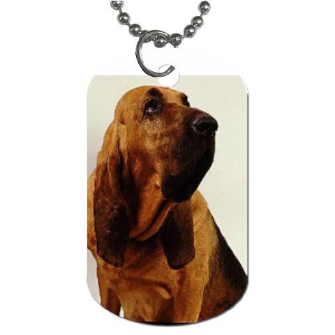 Bloodhound Dog Tag Necklace Chain - 12099482