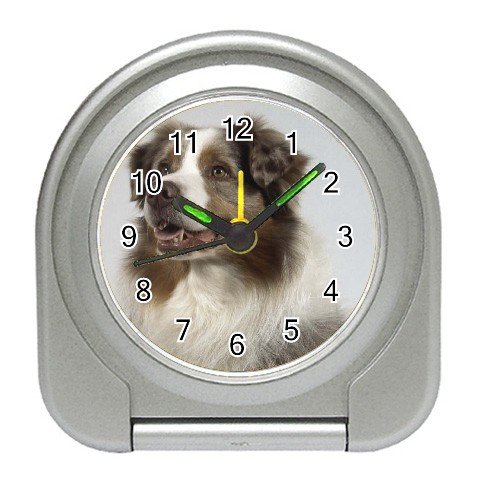 Australian Shepherd Dog Travel Alarm Clock 12102638