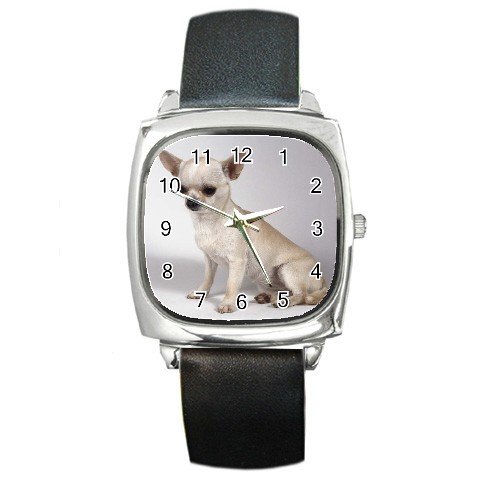 Chihuahua Dog Square Metal Watch UNISEX 12102684