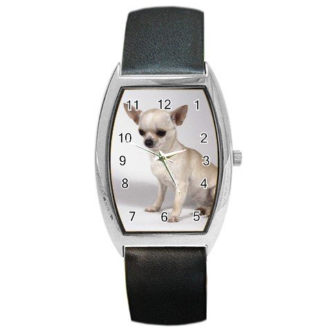 Chihuahua Barrel Style Metal Watch Unisex 12102685