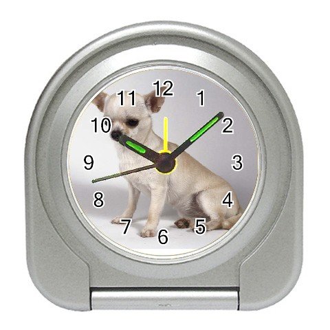 Chihuahua Dog Travel Alarm Clock 12102687