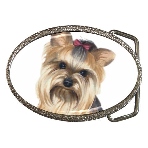 Yorkie Yorkshire Terrier Dog Belt Buckle 12110664