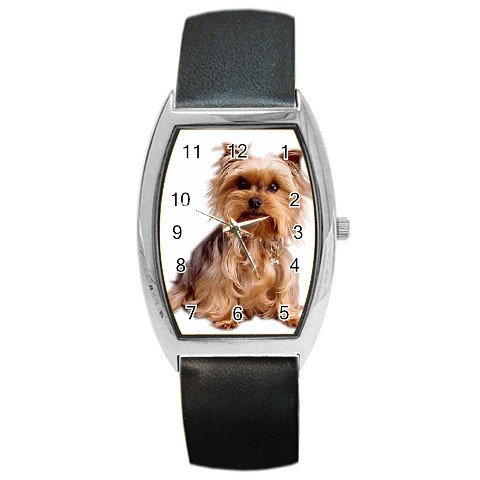 Yorkshire Terrier Yorkie Dog Barrel Style Metal Watch Unisex 12111029