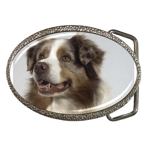 Australian Shepherd Dog Belt Buckle 12102627