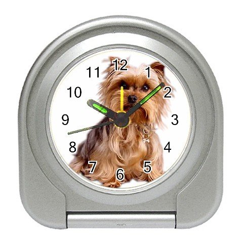 Yorkshire Terrier Yorkie Dog Pet Lover Travel Alarm Clock 12111031