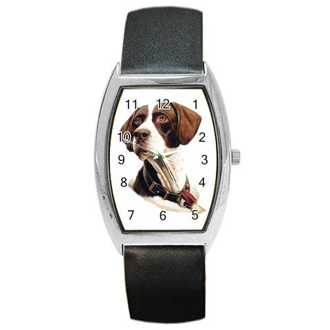 Pointer Dog pet lover Barrel Style Metal Watch Unisex 12125441