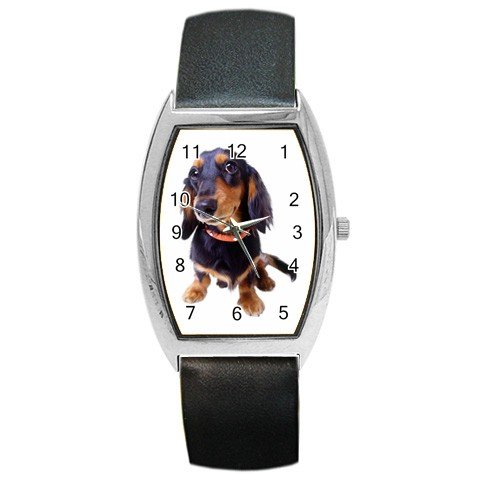 Dachshund Dog Barrel Style Metal Watch Unisex 12134434