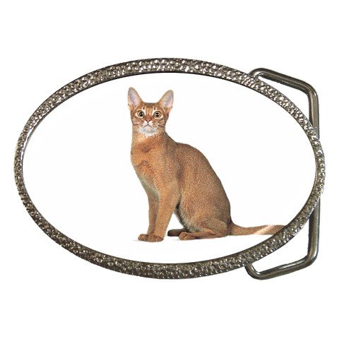 Abyssinian Cat Pet Lover Belt Buckle 12168395