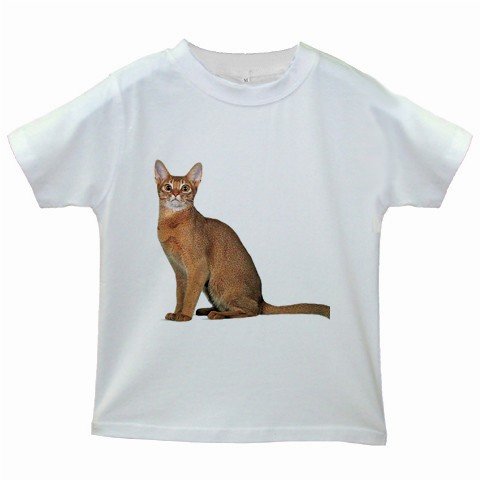 Abyssinian Cat Pet Lover Kids White T-Shirt 12168403