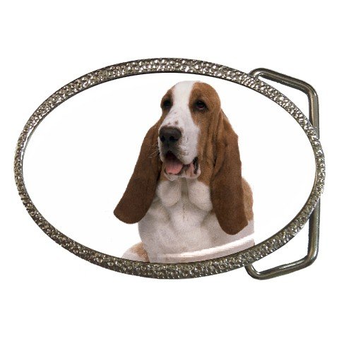 Basset Hound Dog Pet Lover Belt Buckle 12125352