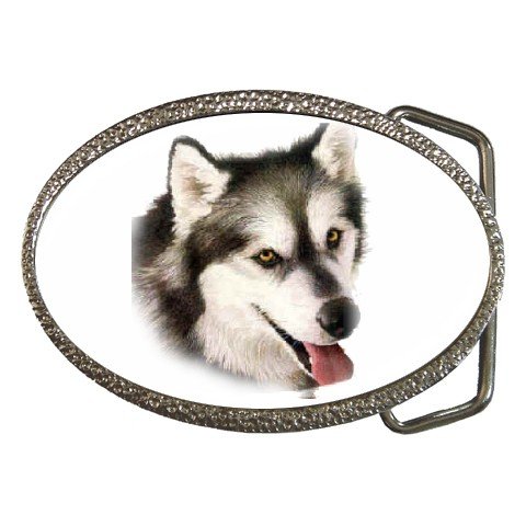 Alaskan Malamute Dog pet lover Belt Buckle 12131202