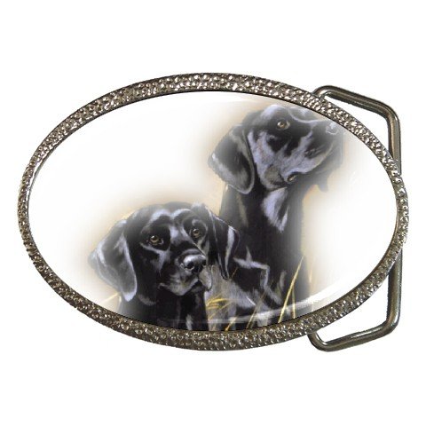 Black Lab Labrador Retriever Puppy Puppies Dog Belt Buckle Pet Lover 12135416
