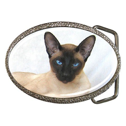 Siamese Cat Pet Lover Belt Buckle 12203182