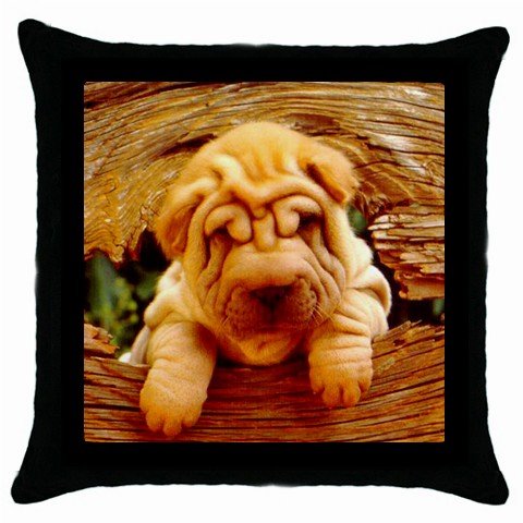 New Dog Chinese Shar Pei Puppy 18" Toss or Throw Pillow Case 14172877